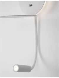 Aplică ECLIP LED 3 W+6 W, 230 V, 210 lm+310 lm, 3000K, IP20, aluminiu 5
