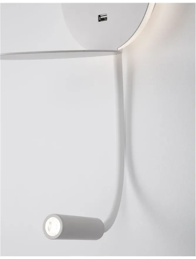 Aplică ECLIP LED 3 W+6 W, 230 V, 210 lm+310 lm, 3000K, IP20, aluminiu 5