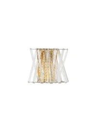 Aplică ESTRELLA E14, 2x5 W, 100-240 V, IP20, cristal, metal și alamă 2