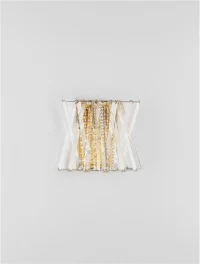 Aplică ESTRELLA E14, 2x5 W, 100-240 V, IP20, cristal, metal și alamă 3