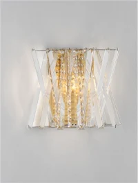 Aplică ESTRELLA E14, 2x5 W, 100-240 V, IP20, cristal, metal și alamă 5