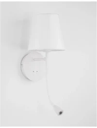 Aplică NIA E14, 3 W / 1x5 W, 230 V, 180 lm, 3000K, IP20, textil și metal 4