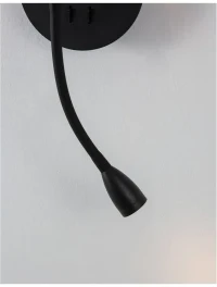 Aplică NIA E14, 3 W / 1x5 W, 230 V, 180 lm, 3000K, IP20, textil și metal 5