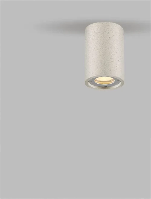 Plafonieră exterior PAR GU10, 1x10 W, 100-240 V, IP65, ciment