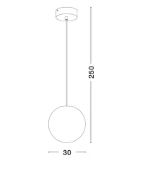 Suspensie exterior MOON E14, 1x5 W, 100-240 V, IP65 7