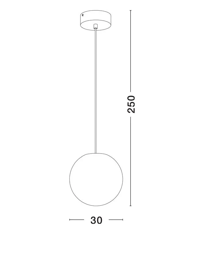 Suspensie exterior MOON E14, 1x5 W, 100-240 V, IP65 7