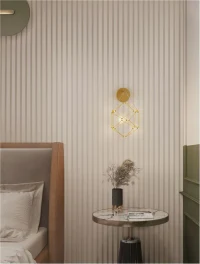 Aplică NEBULA LED 6 W, 220-240 V, 345 lm, 3000K, IP20, metal și cupru