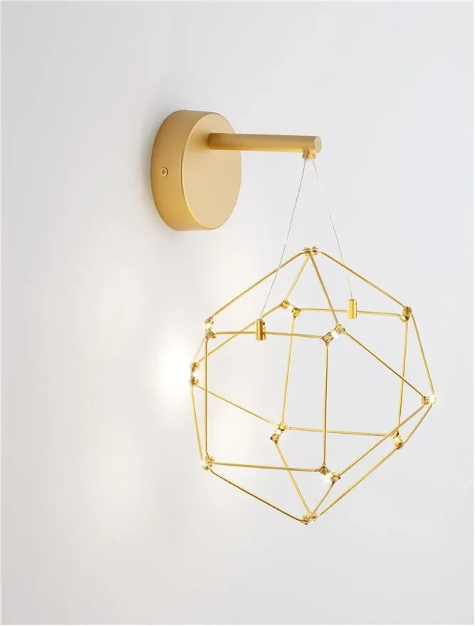 Aplică NEBULA LED 6 W, 220-240 V, 345 lm, 3000K, IP20, metal și cupru 10