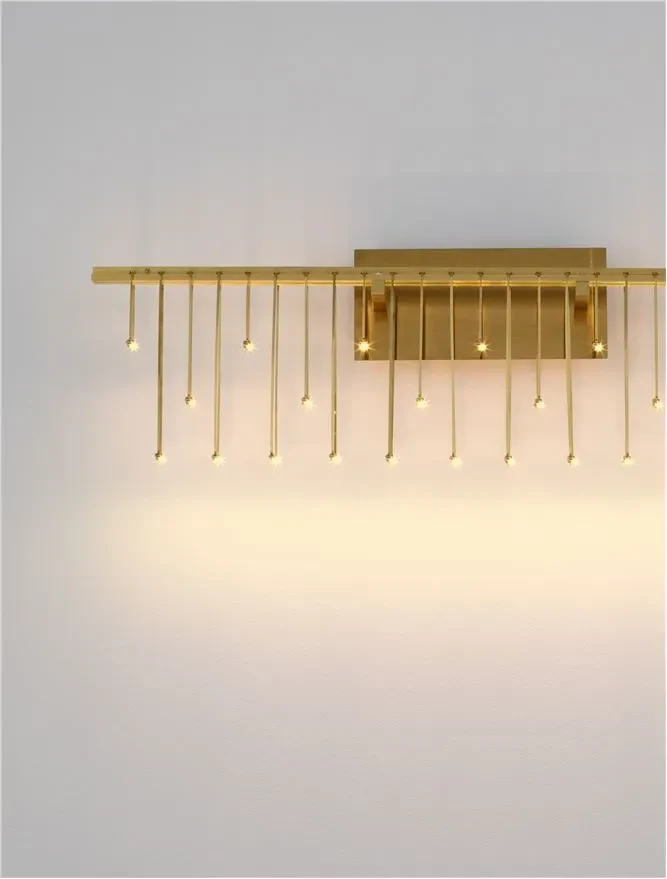 Aplică STELLAR LED 11 W, 220-240 V, 807 lm, 3000K, IP20, metal, alamă și cupru 3