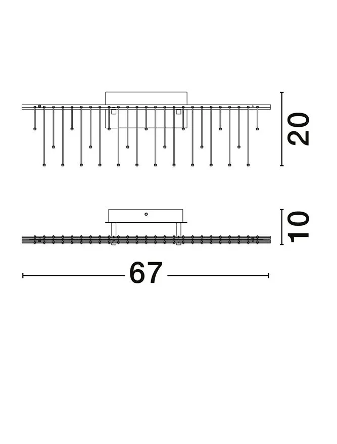 Aplică STELLAR LED 11 W, 220-240 V, 807 lm, 3000K, IP20, metal, alamă și cupru 5