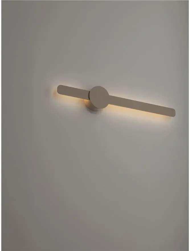 Aplică NOREI LED 11 W, 220-240 V, 895 lm, 2700-3000-4000K, IP20, dimmabil Triac prin DIP switch, aluminiu, silicon și oțel 5