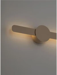 Aplică NOREI LED 11 W, 220-240 V, 895 lm, 2700-3000-4000K, IP20, dimmabil Triac prin DIP switch, aluminiu, silicon și oțel 6