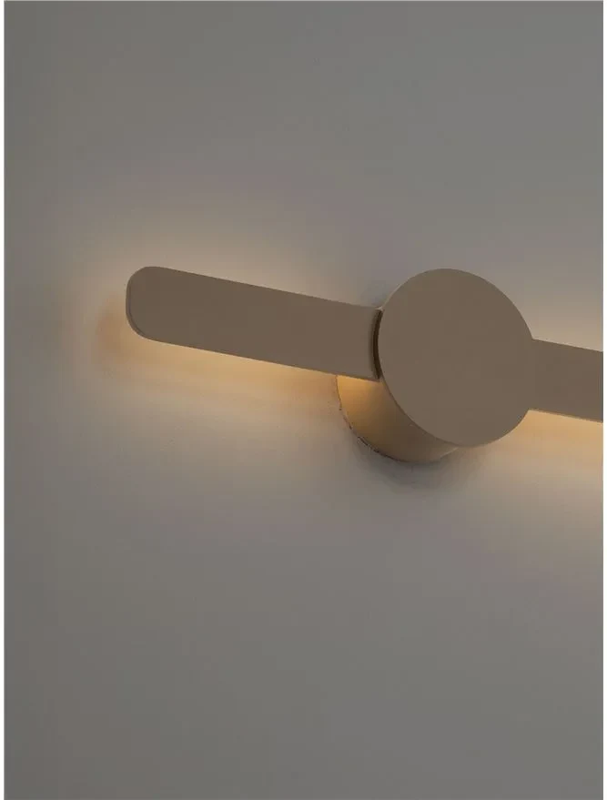 Aplică NOREI LED 11 W, 220-240 V, 895 lm, 2700-3000-4000K, IP20, dimmabil Triac prin DIP switch, aluminiu, silicon și oțel 6