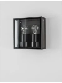 Aplică exterior SORREN E27, 2x12 W, 220-240 V, IP65, aluminiu și sticlă 3