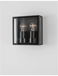 Aplică exterior SORREN E27, 2x12 W, 220-240 V, IP65, aluminiu și sticlă 4