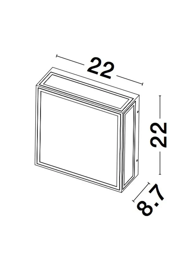 Aplică exterior SORREN E27, 2x12 W, 220-240 V, IP65, aluminiu și sticlă 5