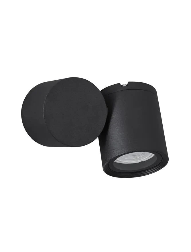 Aplică exterior FOCUS GU10, compatibil 1x7 W, 100-240 V, IP54, aluminiu și sticlă 2