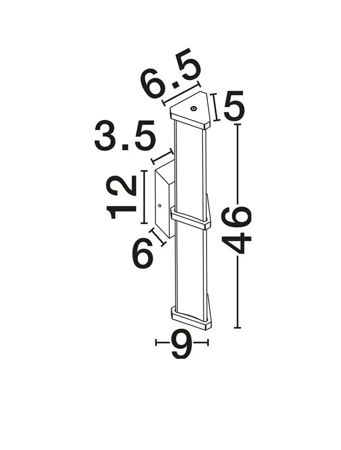 Aplică PHEME LED 7 W, 220-240 V, 516 lm, 3000K, IP44, dimmabil Triac, acril și metal 7