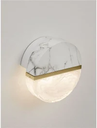 Aplică DORIN LED 7 W, 220-240 V, 431 lm, 3000K, IP44, dimmabil Triac, aluminiu, marmură, metal, sticlă și alamă 5