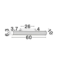 Aplică MISTY LED 14 W, 220-240 V, 910 lm, 3000-4000K, IP44, CCT selectabil prin DIP switch, aluminiu, acril și metal 7