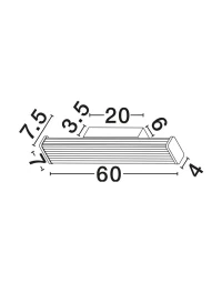 Aplică MISTY LED 17 W, 220-240 V, 1105 lm, 3000-4000K, IP44, CCT selectabil prin DIP switch, aluminiu, acril și metal 7