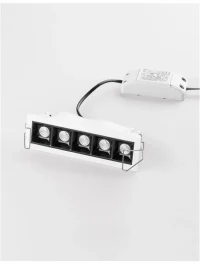 Spot SWAN LED 5x2 W, 16 V 500 mA, 700 lm, 3000K, IP20, aluminiu 6