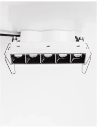 Spot SWAN LED 5x2 W, 16 V 500 mA, 700 lm, 3000K, IP20, aluminiu 8