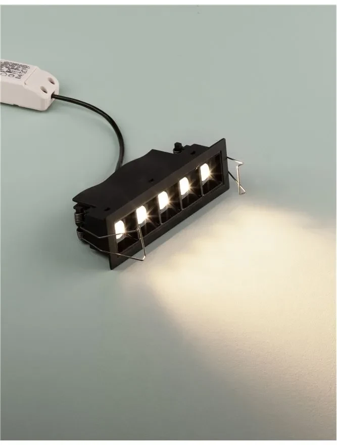 Spot SWAN LED 5x2 W, 16 V 500 mA, 700 lm, 3000K, IP20, aluminiu 6