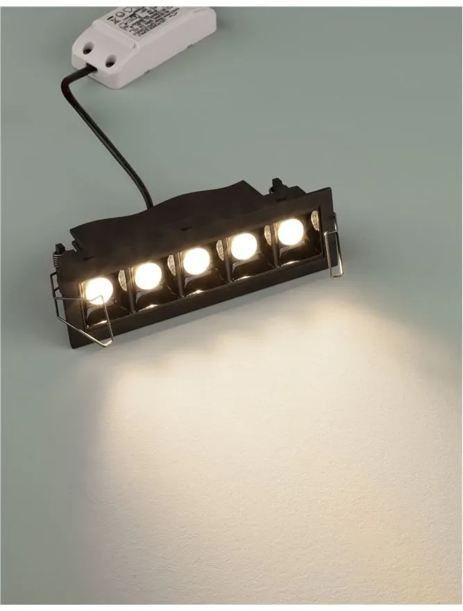 Spot SWAN LED 5x2 W, 16 V 500 mA, 700 lm, 3000K, IP20, aluminiu 8