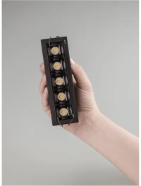 Spot SWAN LED 5x2 W, 16 V 500 mA, 700 lm, 3000K, IP20, aluminiu 9
