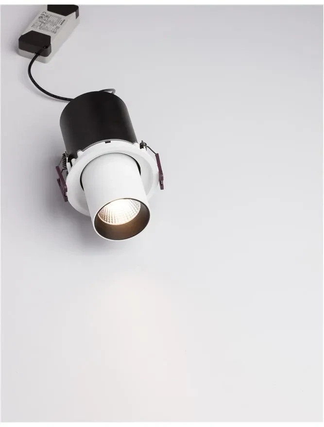 Spot PIN LED 12 W, 220-240 V, 720 lm, 3000K, IP32, aluminiu 4