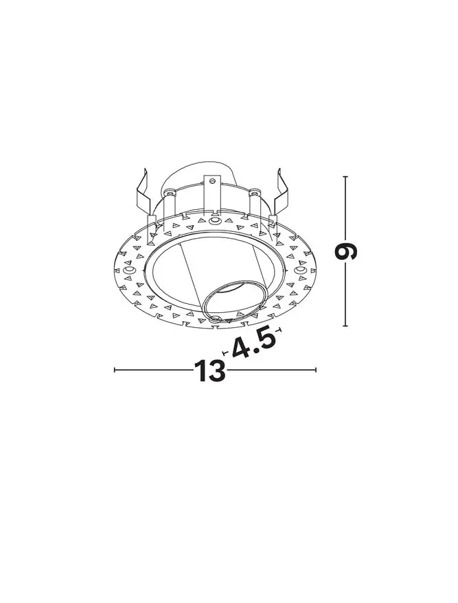 Spot Pulse LED 10 W, 220-240 V, 878 lm, 3000K, IP20, UGR <17, CRI ≥90, aluminiu 3