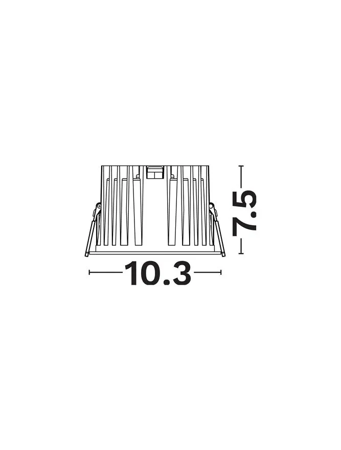 Spot Lox LED 25 W, 220-240 V, 2410 lm, 4000K, IP54, UGR <19, CRI ≥90, aluminiu 3