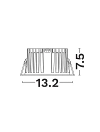 Spot Lox LED 35 W, 220-240 V, 3388 lm, 3000K, IP54, UGR <19, CRI ≥90, aluminiu 3