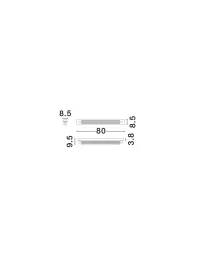 Aplică FASKO LED 16 W, 220-240 V, 1148 lm, 3000K, IP44, acril, metal, sticlă și alamă 8