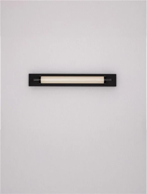 Aplică FASKO LED 13 W, 220-240 V, 747 lm, 3000K, IP44, acril, metal și sticlă
