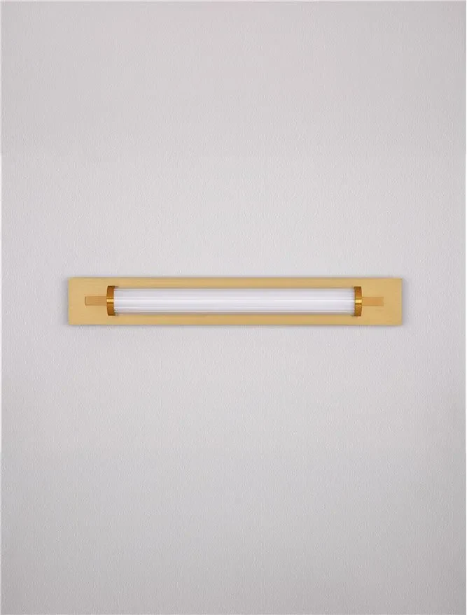 Aplică FASKO LED 13 W, 220-240 V, 908 lm, 3000K, IP44, acril, metal, sticlă și alamă 4