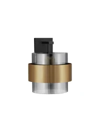 Aplică SIANNA E27, 1x12 W, 230 V, IP20, metal, sticlă și alamă