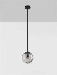 Suspensie ABBACUS E27, 1x12 W, 100-240 V, IP20, metal și sticlă 4