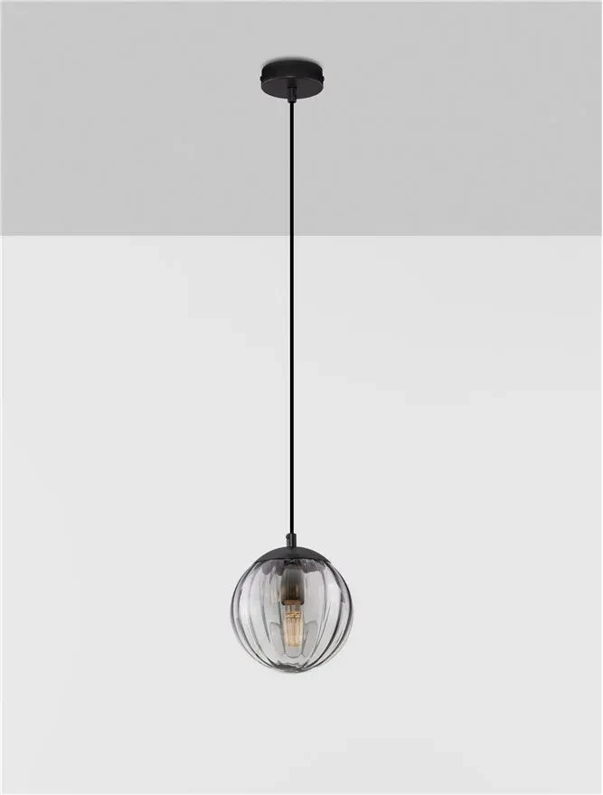 Suspensie ABBACUS E27, 1x12 W, 100-240 V, IP20, metal și sticlă 4