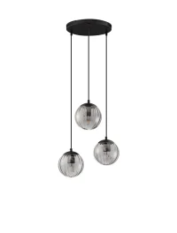 Suspensie ABBACUS E27, 3x12 W, 100-240 V, IP20, metal și sticlă 2