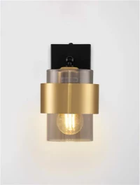 Aplică SIANNA E27, 1x12 W, 220-240 V, IP20, metal, sticlă și alamă 4