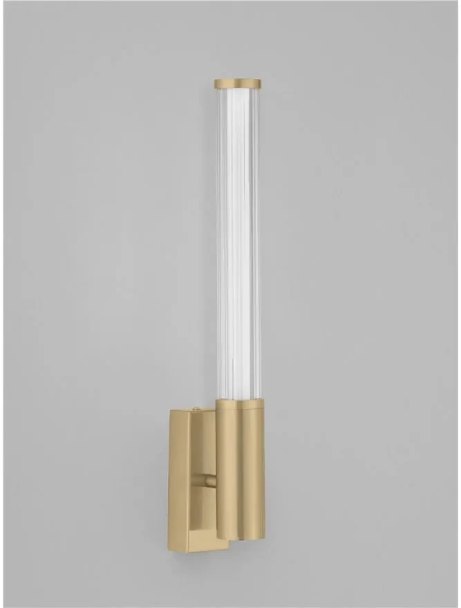Aplică NOLD LED 8 W, 220-240 V, 603 lm, 3000K, IP44, acril, metal, sticlă și alamă 3