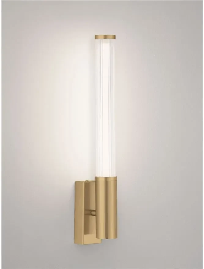 Aplică NOLD LED 8 W, 220-240 V, 603 lm, 3000K, IP44, acril, metal, sticlă și alamă 4
