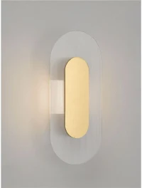 Aplică VETRIO LED 6 W, 220-240 V, 203 lm, 3000K, IP20, metal, sticlă și alamă 4