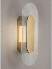 Aplică VETRIO LED 6 W, 220-240 V, 203 lm, 3000K, IP20, metal, sticlă și alamă 5