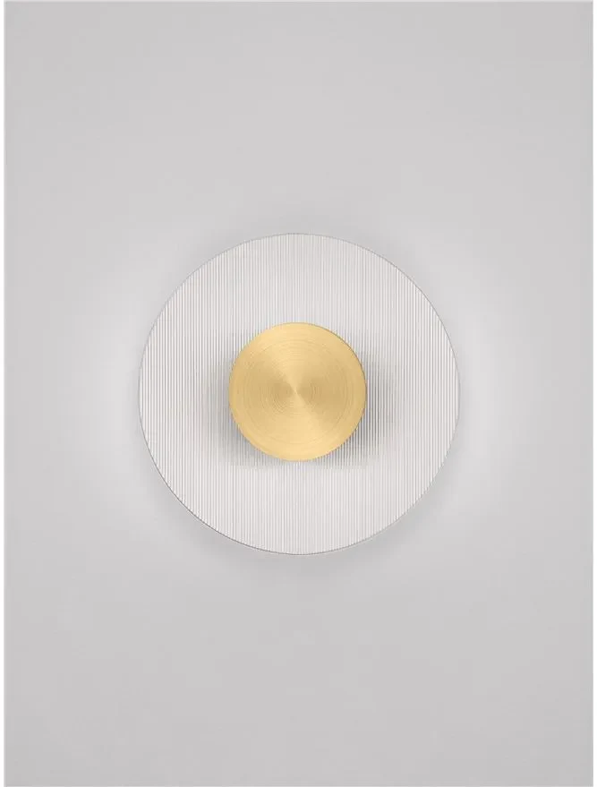 Aplică VETRIO LED 6 W, 220-240 V, 203 lm, 3000K, IP20, metal, sticlă și alamă 3