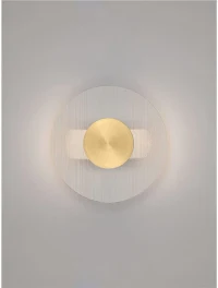 Aplică VETRIO LED 6 W, 220-240 V, 203 lm, 3000K, IP20, metal, sticlă și alamă 4