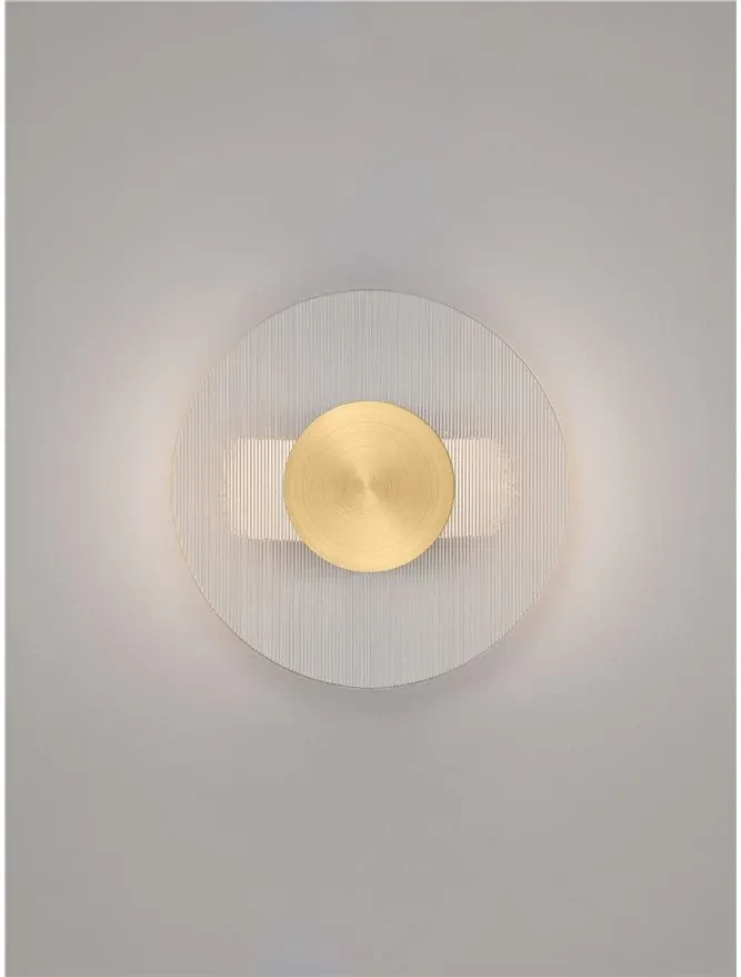Aplică VETRIO LED 6 W, 220-240 V, 203 lm, 3000K, IP20, metal, sticlă și alamă 4