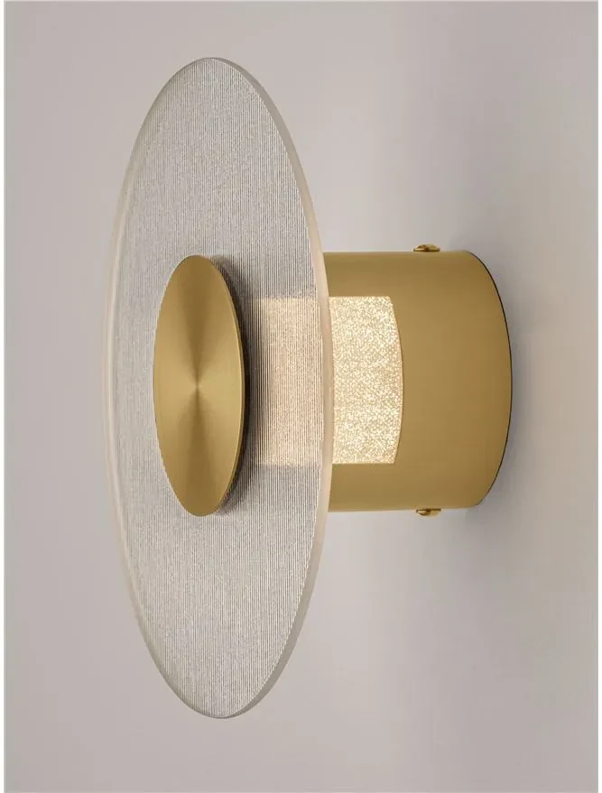 Aplică VETRIO LED 6 W, 220-240 V, 203 lm, 3000K, IP20, metal, sticlă și alamă 6
